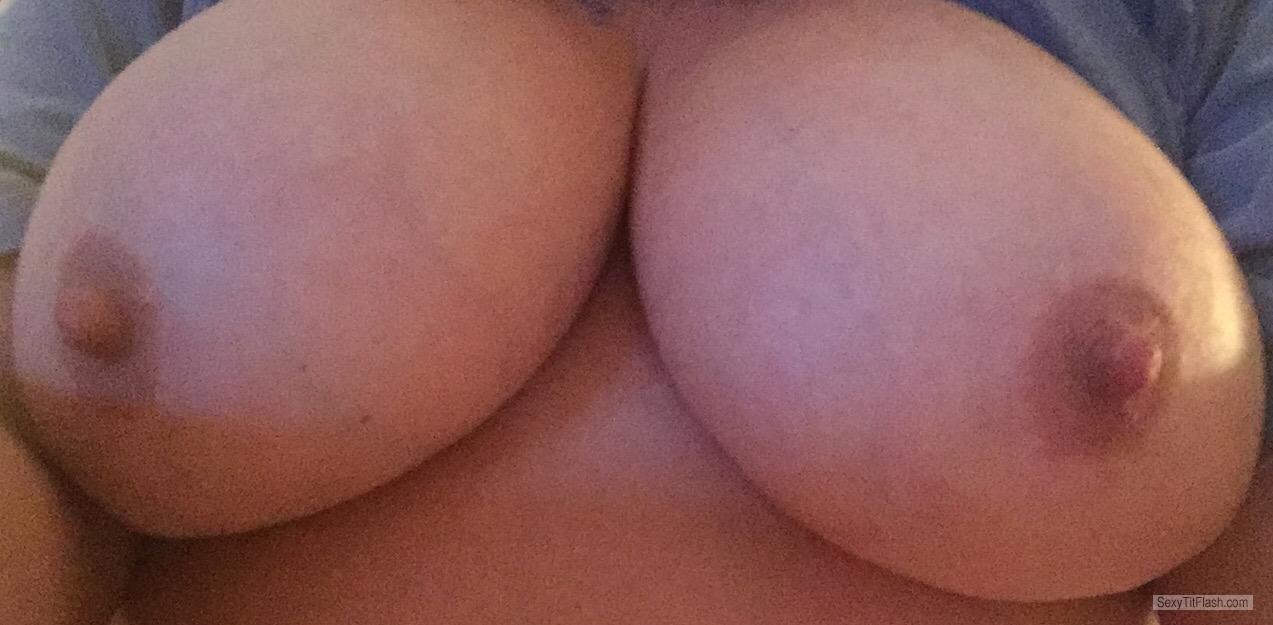 Tit Flash: My Very Big Tits (Selfie) - Beer Boobj from United States